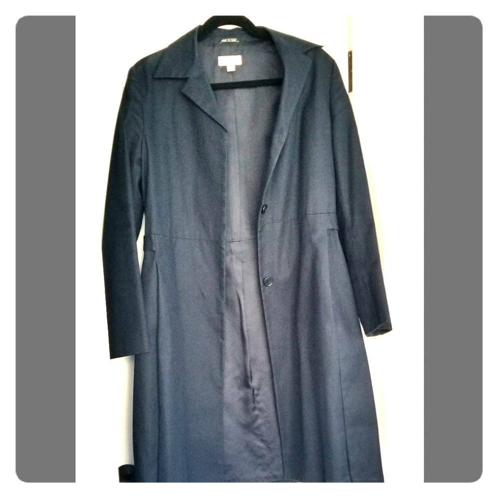 Navy Blue Trench Coat